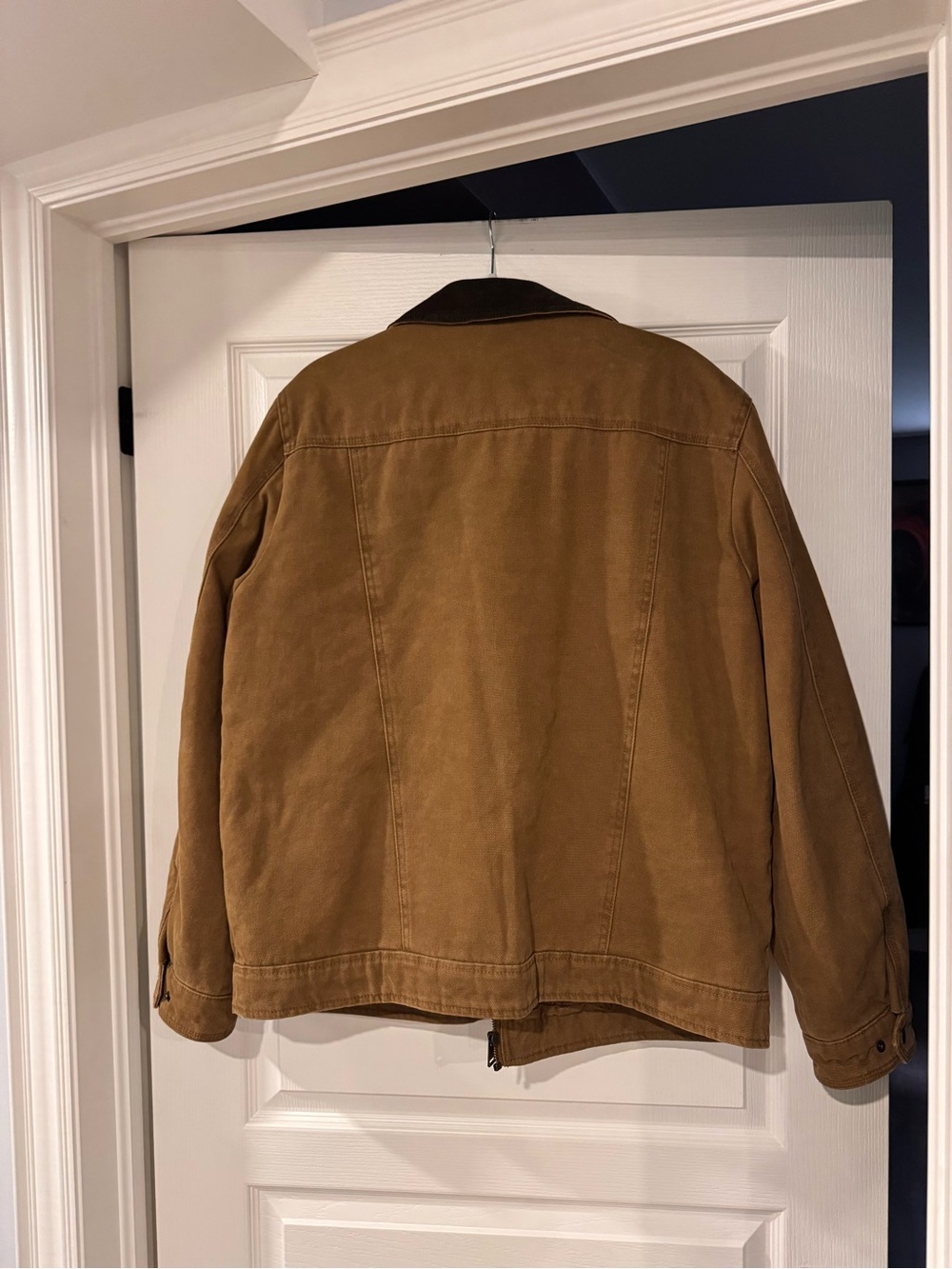 Levi's Men's Brown Jacket with Dark Contrast Collar - Picture 4 of 7